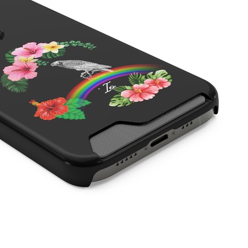Io Hawaiian Hawk Phone Case With Card Holder - Picture 27 of 121