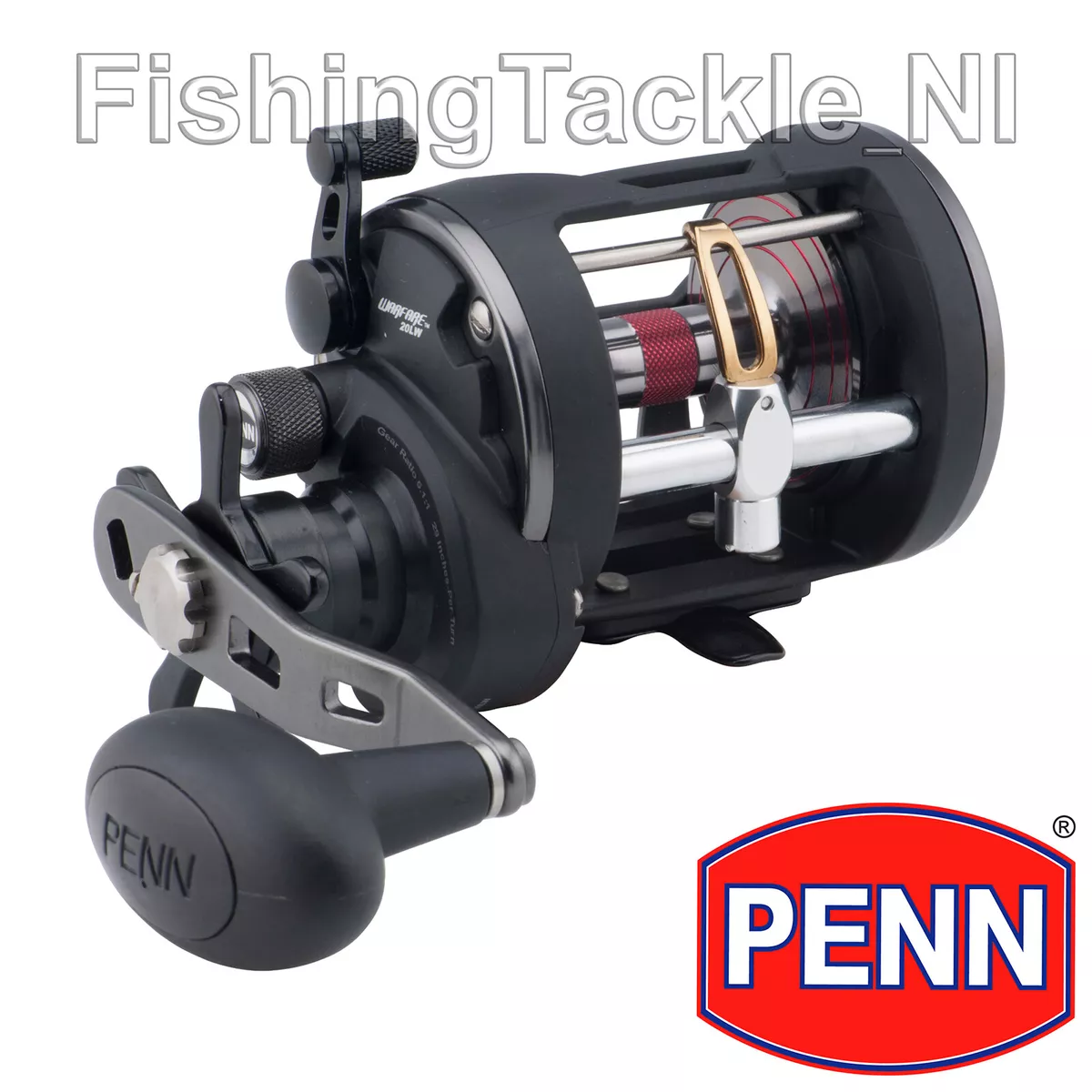 Penn Warfare Level Wind Multiplier Sea Fishing Reel - Size 15 / 20 / 30 RH  or LH