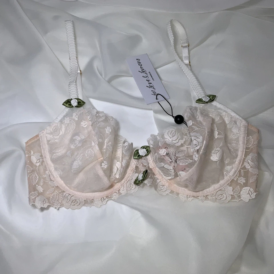 Sujetador For Love & Lemons Sweetheart mediano - Victoria’s Secret blanco/marfil nupcial Foto 4 de 4