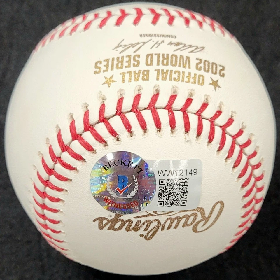Scott Spiezio signed "Game 6 3 Run HR" Angels 2002 World Series Baseball ~ BAS - Image 3 of 3