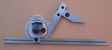 Präzisions Winkelmesser, Universal Winkelmeßgerät, Winkelsteller,  300 mm
