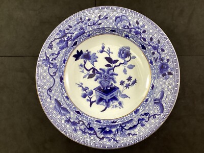 Royal Worcester Porcelain Works Blue & White Indian Tree Dinner Plate 1879 +/-