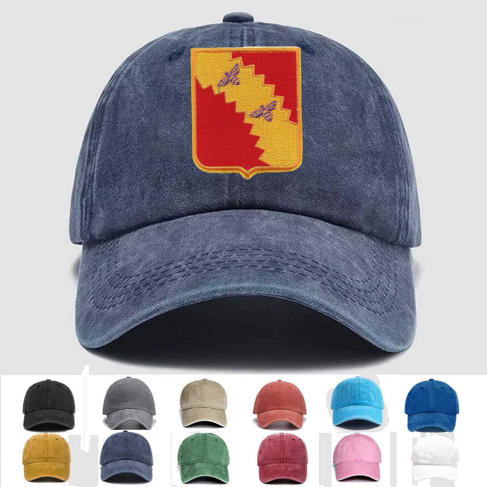 Custom Embroidered Hat 680th Airborne Field Artillery Battalion, Veteran Cap