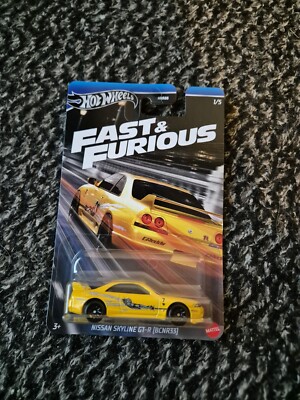 HOT WHEELS FAST AND FURIOUS 2024 Nissan Skyline GT-R R33 Gtr Jdm