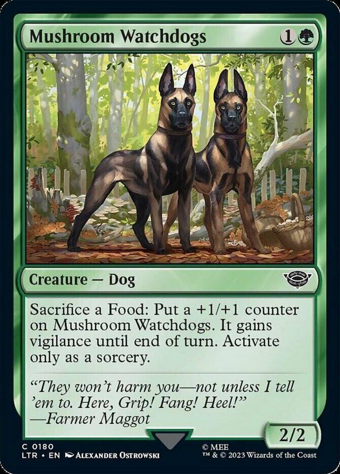 Mushroom Watchdogs - Foil x1 - Universe Beyond: The Lord of the Rings: Tales of 