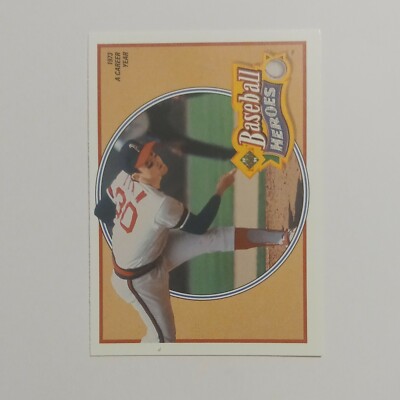 1990 Upper Deck Baseball Card   Baseball Heroes #11 of 18  NOLAN RYAN 