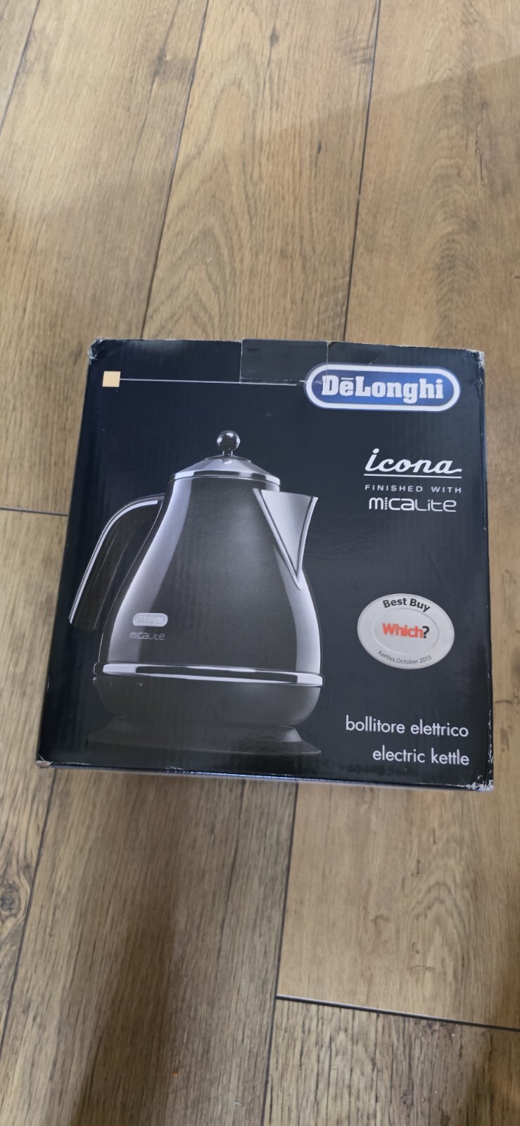 De'Longhi Icona Micalite 1.7L Electric Kettle Black 190283828979 eBay