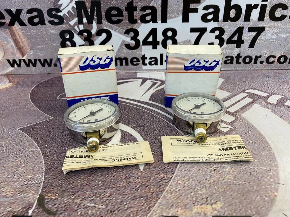 USG P1530 Pressure Gauge 0-15PSI Conn. 1/4” ANPT LM Size 2.5” Qty 2 - Image 2 of 4