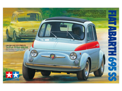 TAMIYA Sports Car 1/24 FIAT ABARTH 695 SS 173 Plastic Model Kit Japan