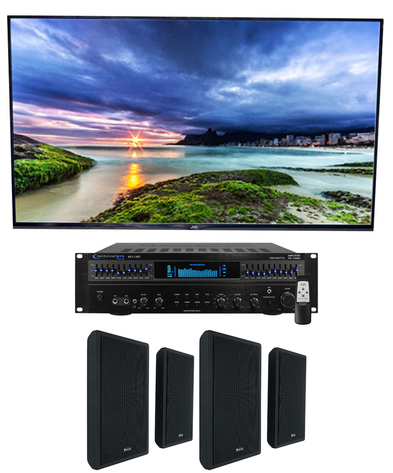 Technical Pro RX113 1500 Watt Home Theater Amplifier Receive