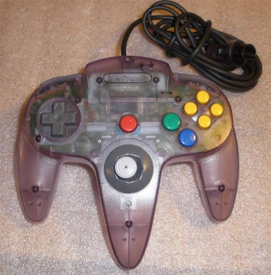 nintendo 64 atomic purple controller