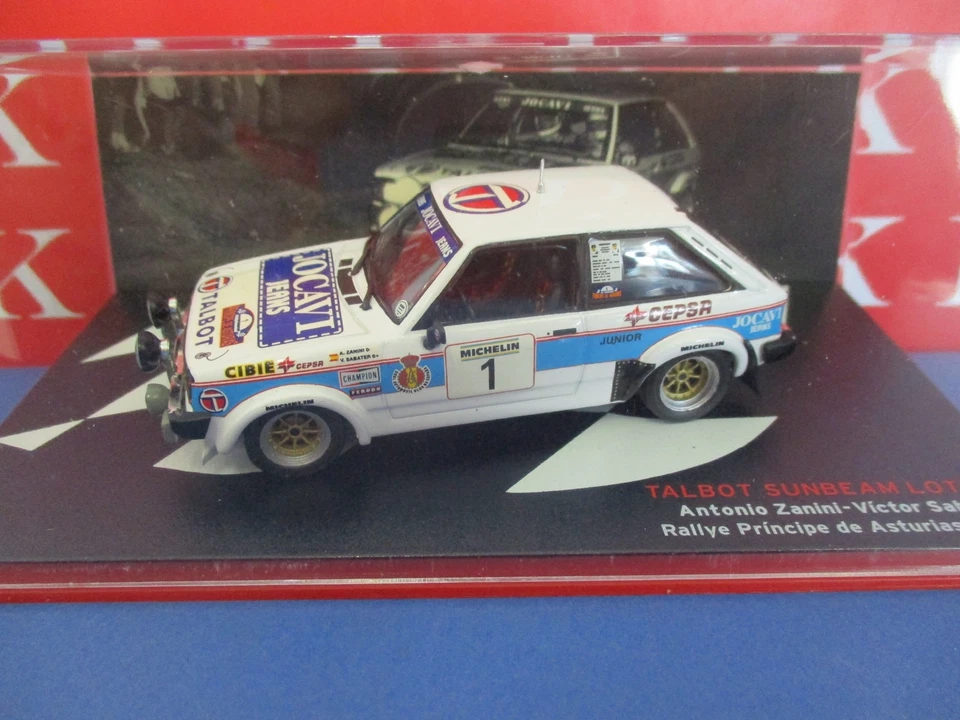 Die cast 1/43 Modellino Auto Talbot Sunbeam Lotus Rally Asturias 1982 A. Zanini - Immagine 4 di 4