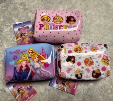 Lot of 3 Fairytale Princess Small Carry Bag / Storage Bag   5" x 4"
