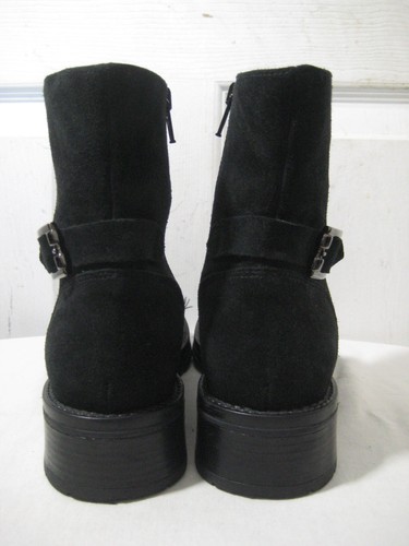 La Canadienne Gavan Black Suede Bootie Shoes Women's Size 6M - Picture 10 of 16