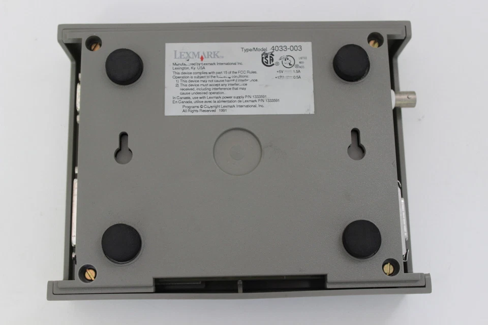 IBM LEXMARK 4033-003 4033 MODELO 3 SERVIDOR DE IMPRESIÓN ETHERNET CON ADAPTADOR DE AC 1333589 Foto 2 de 4