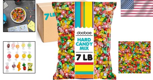 Ultimate 7-Pound Hard Candy Mix - Variety of Rootbeer, Strawberry & Toffee - Picture 2 of 11