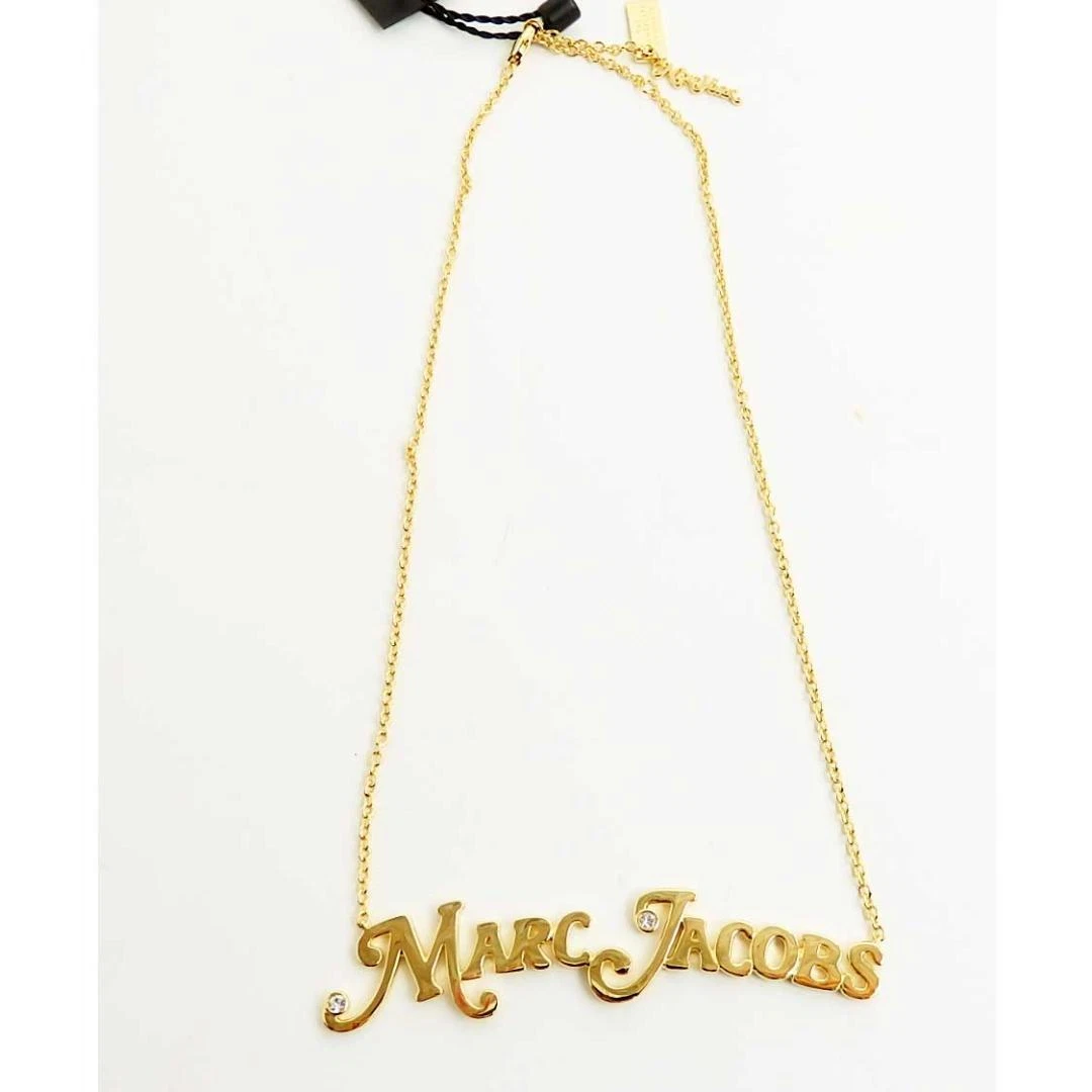 Marc jacobs cheap nameplate necklace