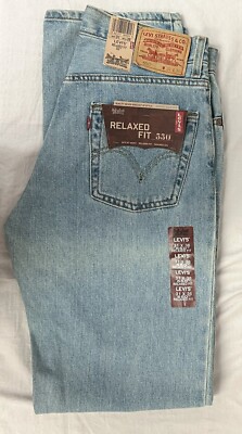 Levi's Men's 550 Relaxed Fit Jeans - Classic Light Stonewash Denim - View #9
