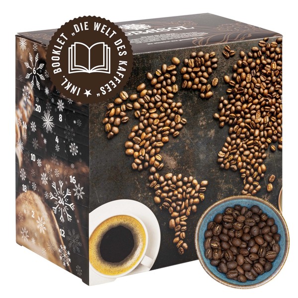 Kaffee Adventskalender 2025 Weltreise Mit RöStkaffees Aus 24 LäNdern Ganze Bohne-image