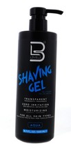 Level 3 Transparent Shaving Gel, Aqua, 16.9 oz 2 Pack