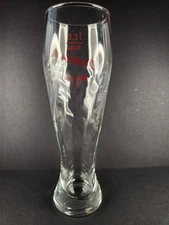 Turmbrau Brewery Rothenburg o.d. Tauber 9.25" Tall Hand Made Beer Glass Germany