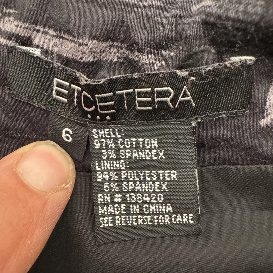 Falda Etcetera 6 Abstracta Y2K Avant-Garde Declaración Pincelada Audaz Arte Para Usar Foto 4 de 4