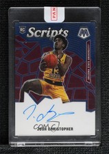 2021-22 Chronicles Draft Picks Mosaic Scripts Blue /49 Josh Christopher Auto jc3