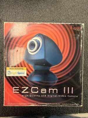 Ezonics EZCam III EZ-307 USB Webcam 30fps Video Conferencing Snapshot Auto Focus