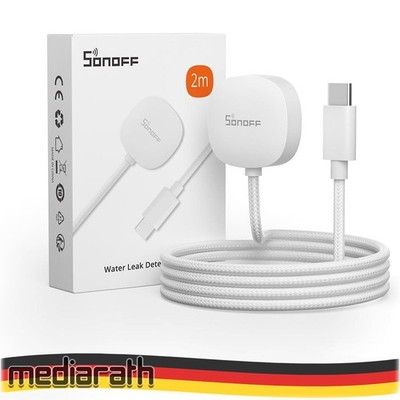Sonoff WLDC200 Wasserleck Sensor Water Leak Kabel Erweiterung für SNZB-05P 2m