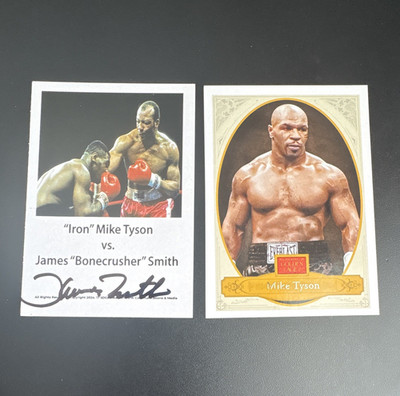 Panini 2025 Mike Tyson vs Bonecrusher Smith Boxing Cards Lot 2 #25 Golden Age