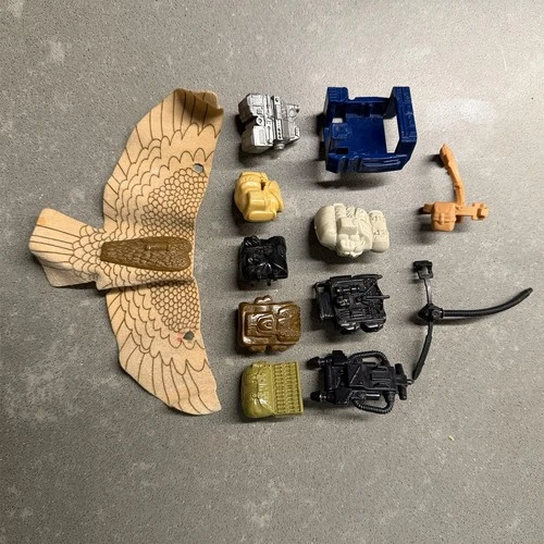Vintage GI Joe ARAH accessory lot. Original backpacks and gear from 1980s series