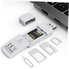 SIM Card Reader-Micro/Nano/Standard Sim Card Readers-USB to SIM Card Adapter
