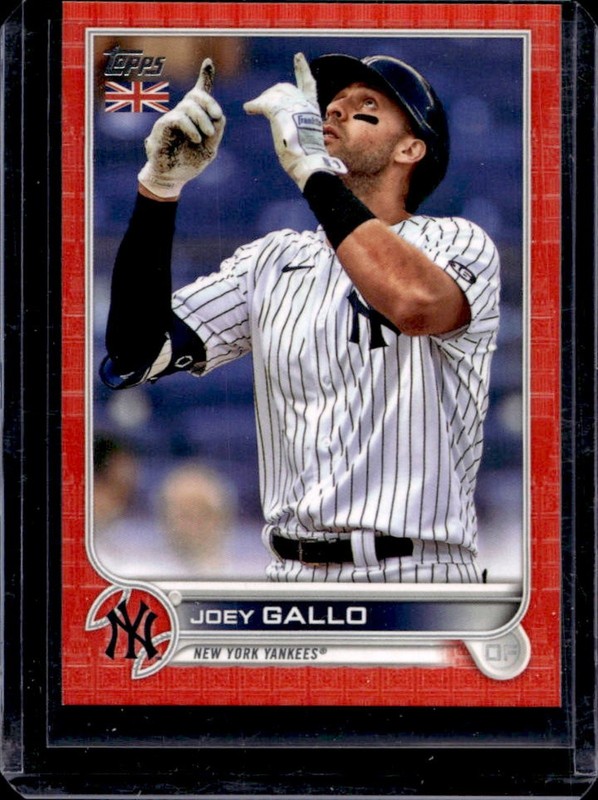 2022 Topps UK Edition Joey Gallo Big Ben #/99 New York Yankees