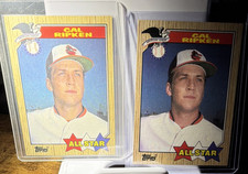 Topps Cal Ripken 1986 All-Star/AL Leaders #609 Orioles MLB Card Lot (2)