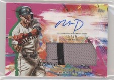 2020 Topps Inception Magenta 15/75 Mauricio Dubon #IAP-MD Patch Auto 0b0