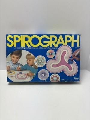 Vintage 1986 Kenner Spirograph Design Toy Set Original Packaging See Description