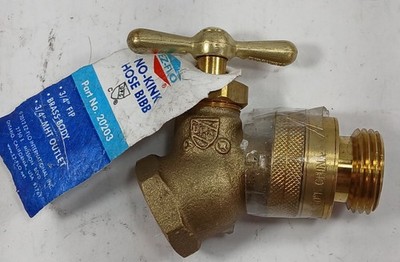 1 NEW EZ-FLO 20203 ¾  FIP x ¾  MHT NO-KINK HOSE BIBB NNB ***MAKE OFFER***