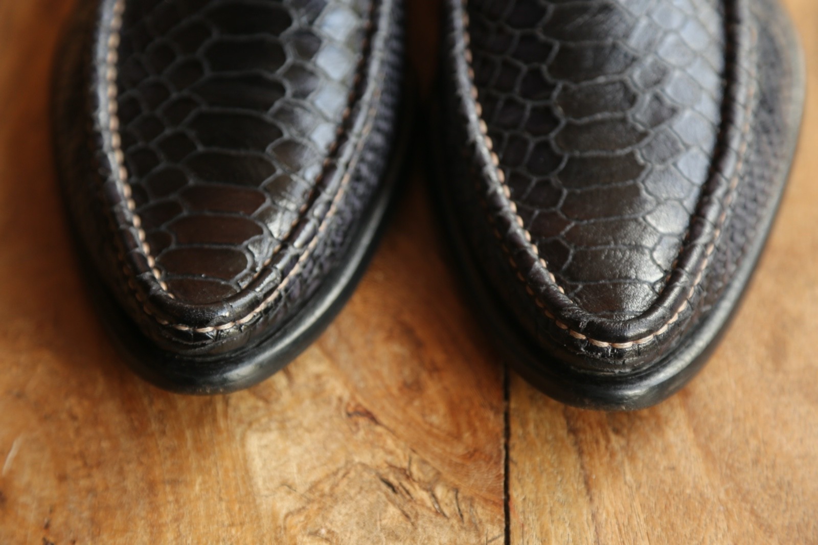 Oliver Sweeney Ravioli Grey Black Python Skin Sho… - image 8