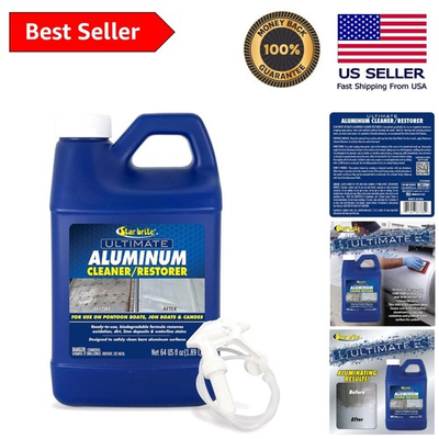 #ad Lemon Scented Aluminum Cleaner amp; Restorer 64 oz with Easy Spray Application $58.41