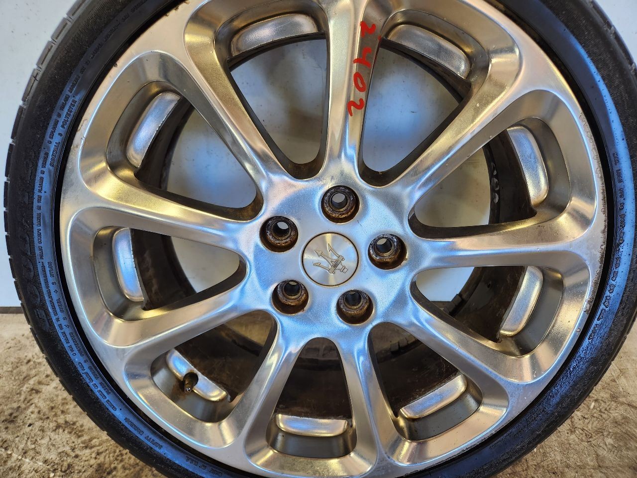 05 06 07 08 09 10 11 MASERATI QUATTROPORTE FRONT ALLOY WHEEL RIM 19'' 82380706