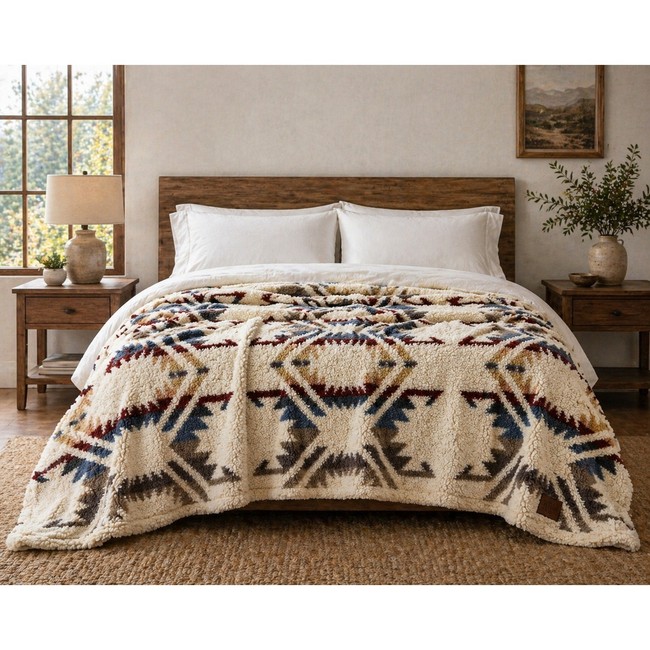 Pendleton Sherpa Fleece Blanket King