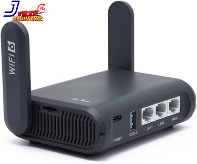 GL-AXT1800 (Slate AX) Portable Travel Router Pocket Wi-Fi 6 Wireless Internet Ro