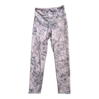 Evolution and Creation Leggings Womens Medium Snakeskin High Rise Yoga Workout