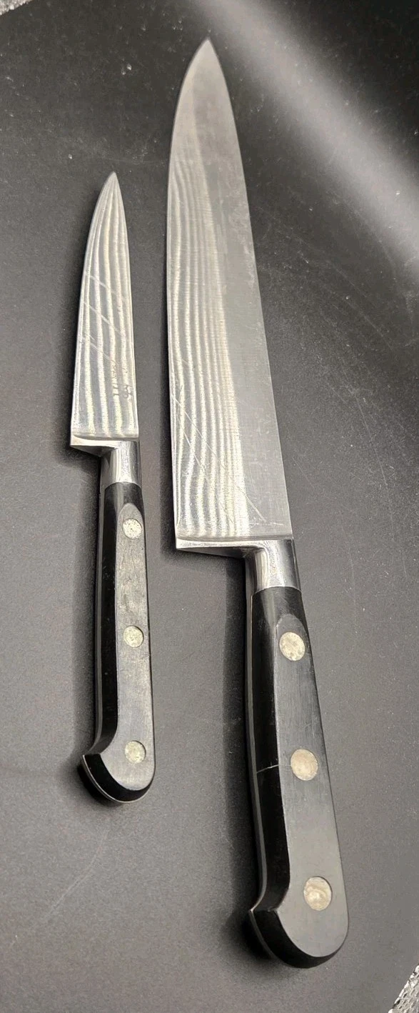 Vtg J A Henckels Zwilling Classic International Chef Knife Wood Handle & Paring
Opens in a new windo