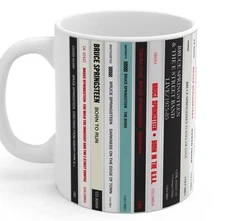 Bruce Springsteen CD Albums Collection Mug