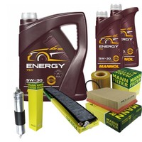 Mann Inspektionspaket Filterset 7L Mannol Energy 5W-30 FüR BMW E46 320I