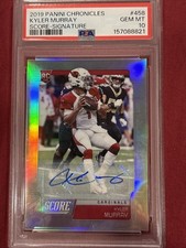 2019 Panini Chronicles Score Kyler Murray RC Rookie AUTO /75 PSA 10