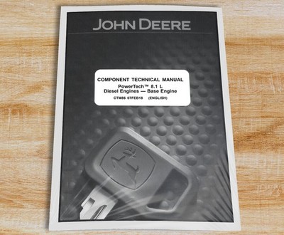 John Deere 8.1L PowerTech 6081 Diesel Engine Technical Service Manual - CTM86