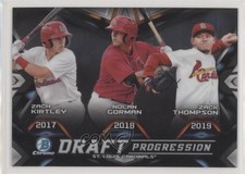 2019 Bowman Draft Chrome Progression Zack Thompson Nolan Gorman Zach Kirtley 6u5