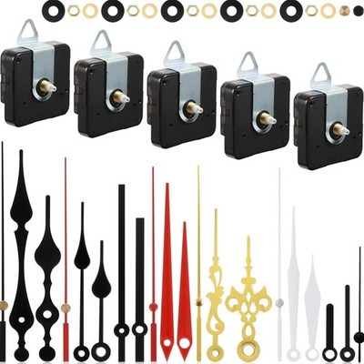 Uhrwerk Wanduhr Quarzuhrwerk DIY Ersatzteile Zeiger Set 7 Stück